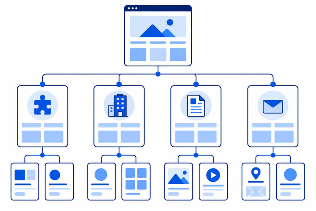 structure-site-web : comment penser l'orgnisation des pages