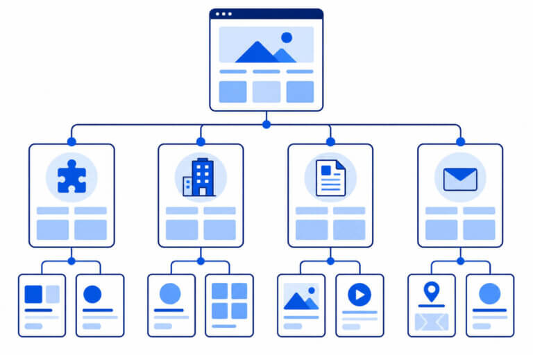 structure-site-web : comment penser l'orgnisation des pages